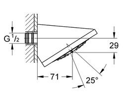 Hlavová sprcha Rainshower F 5-series