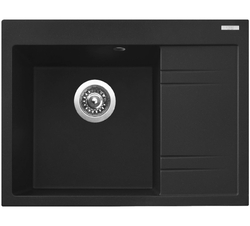drez granitový Sinks RIM 650 L Metalblack ĽAVÝ