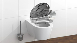 Schütte GREY HEXAGONS| Duroplast, Soft Close