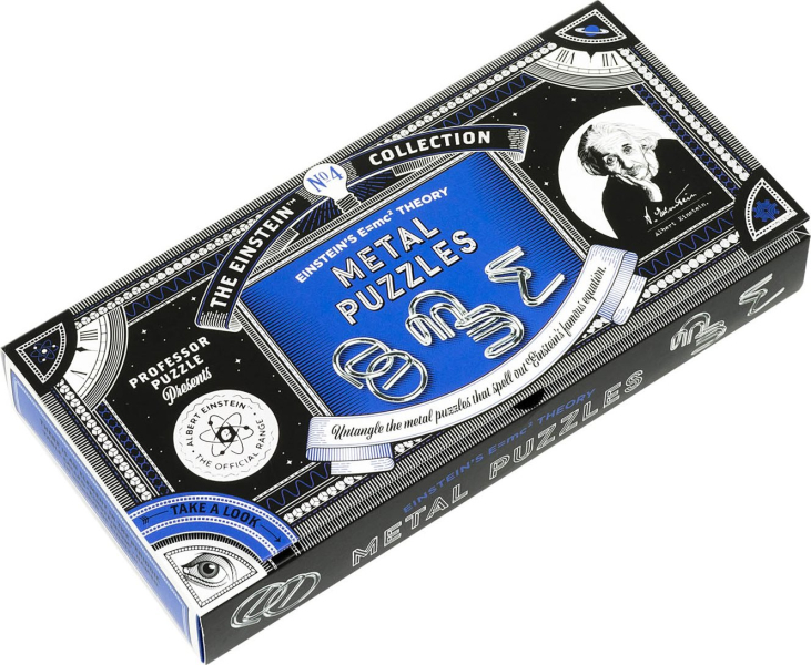PROFESSOR PUZZLE Hlavolam Albert Einstein č.4: Metal Puzzles