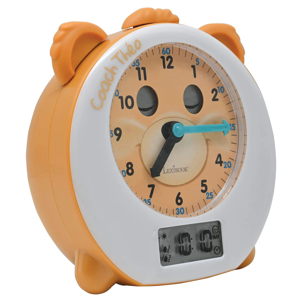 Lexibook Budík Coach Theo - rozpráva rozprávky v angličtine