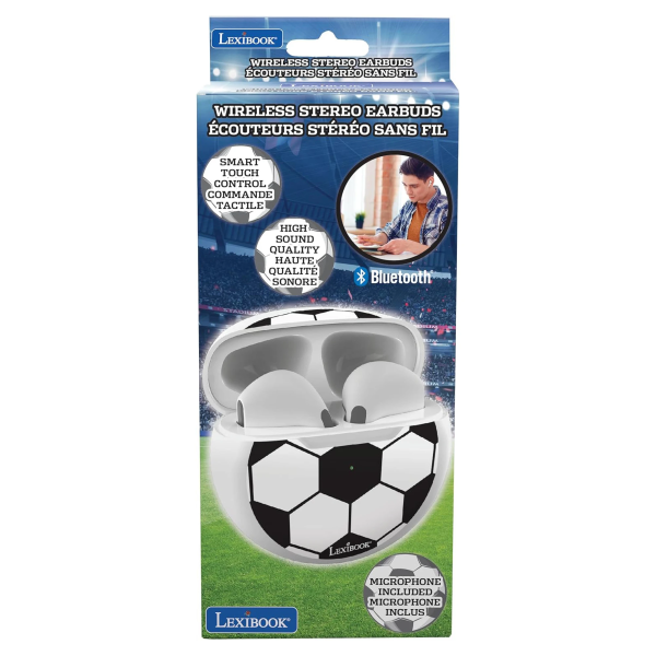 Lexibook Bezdrôtové slúchadlá do uší - Futbal
