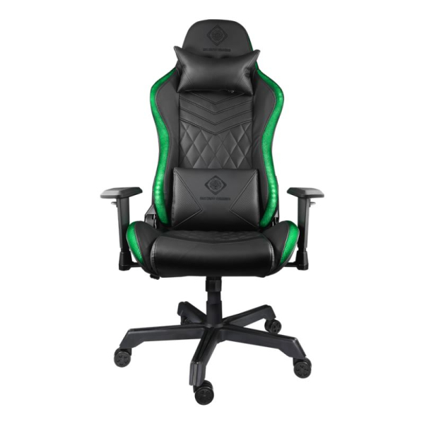 DELTACO GAM-080, RGB Herná stolička čierna