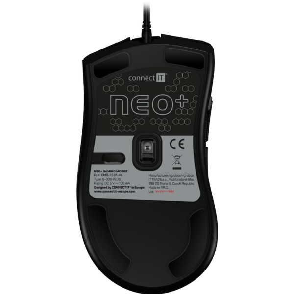CONNECT IT Neo+, Herná myš, čierna