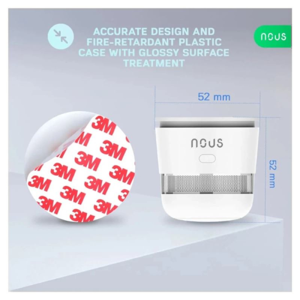 NOUS E8, Smart Smoke Sensor ZigBee