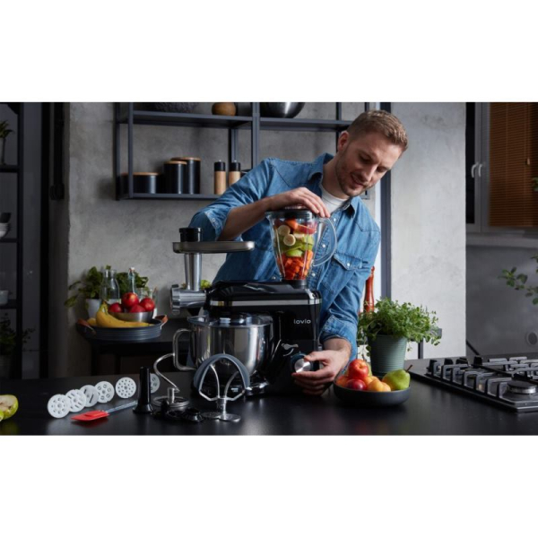 LOVIO ChefAssistant Plus, Kuchynský robot, šedý