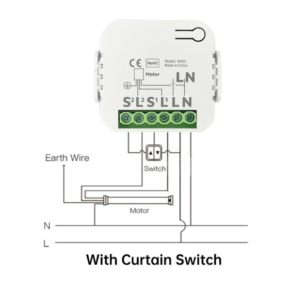 ATHOM, Smart Curtain Module Tasmota