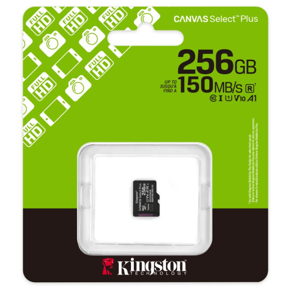 KINGSTON Micro SDXC CANVAS Select Plus 256GB