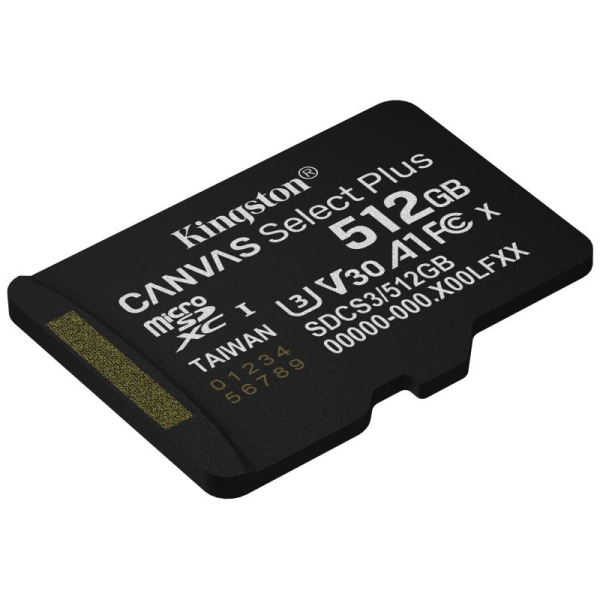 KINGSTON Micro SDXC CANVAS Select Plus 512GB