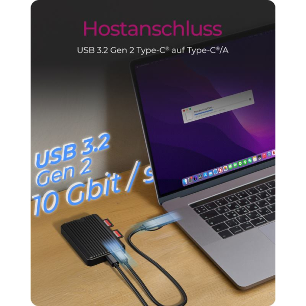 RAIDSONIC ICY Externý box M.2 NVMe/SATA, SD 4.0