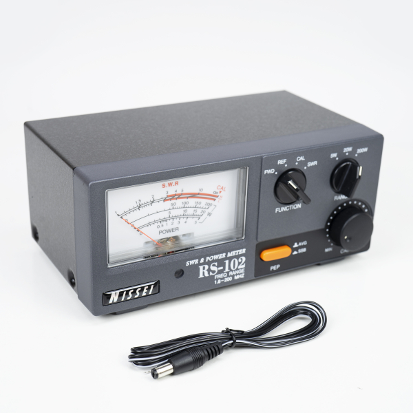 Nissei RS-102 SWR 1.8-200Mhz Wattmeter 0-200W PNI reflektometer
