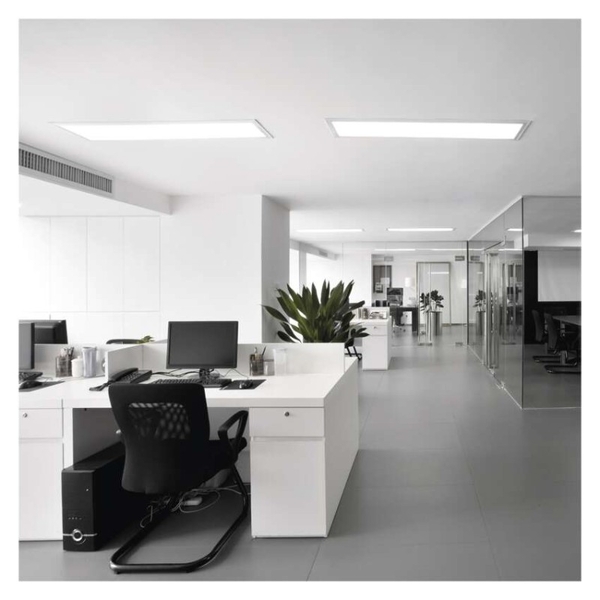 LED panel VEXXO 30×120, obdĺžnikový prisadený biely, 33W neutrálna biela UGR